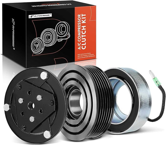 Set Clutch Compresor A/C Mitsubishi Lancer | Outlander | Outlander Sport | ASX | RVR | Compresor Pequeño QS090 | INTL-CL141