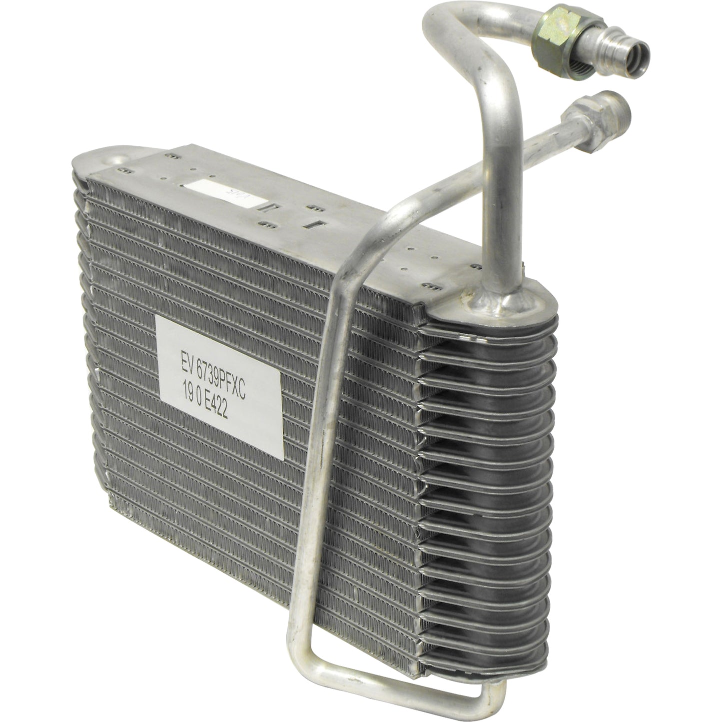 Aleta de placa del evaporador