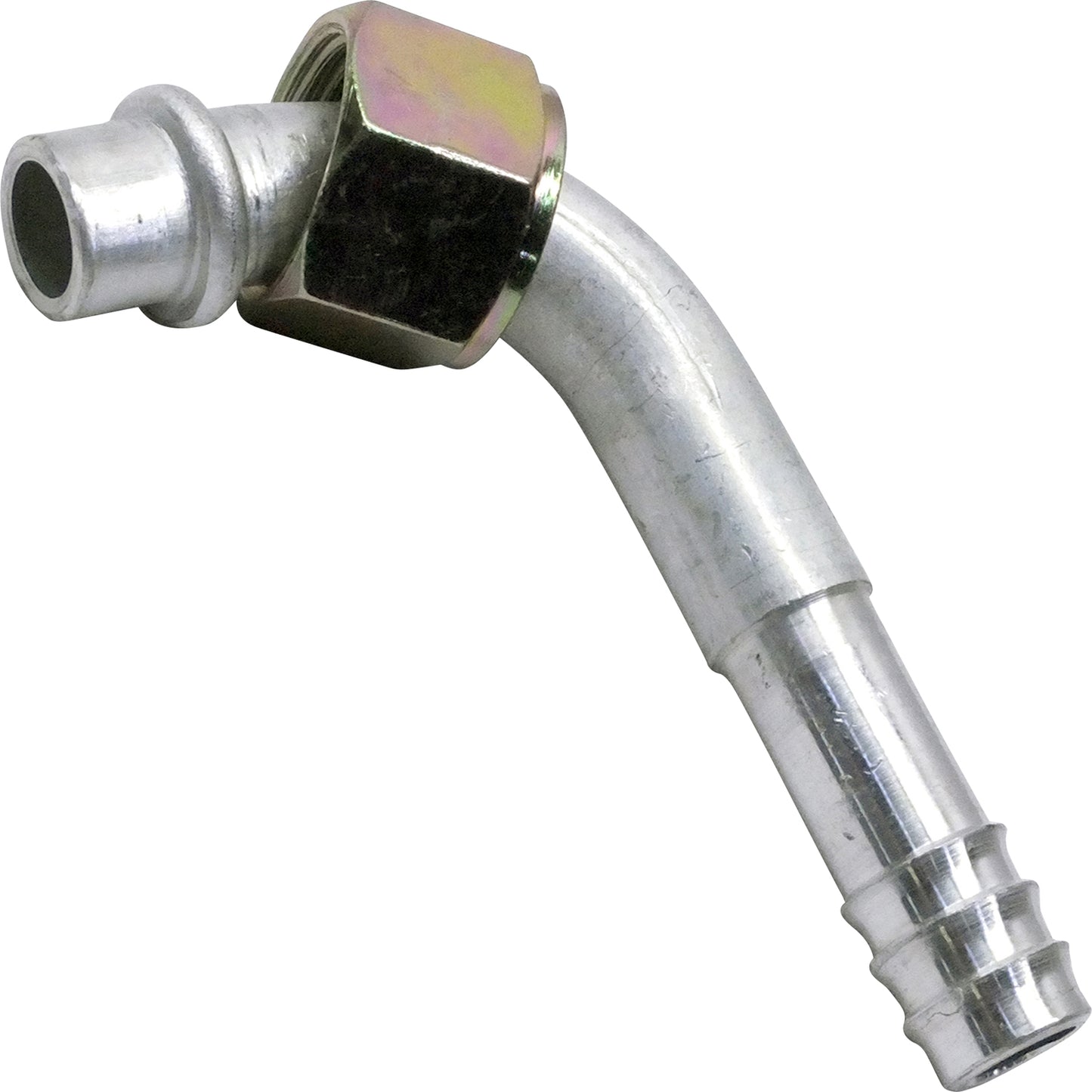 Aluminum 90º Female Oring Barb Fitting FT 1/2 Bajito