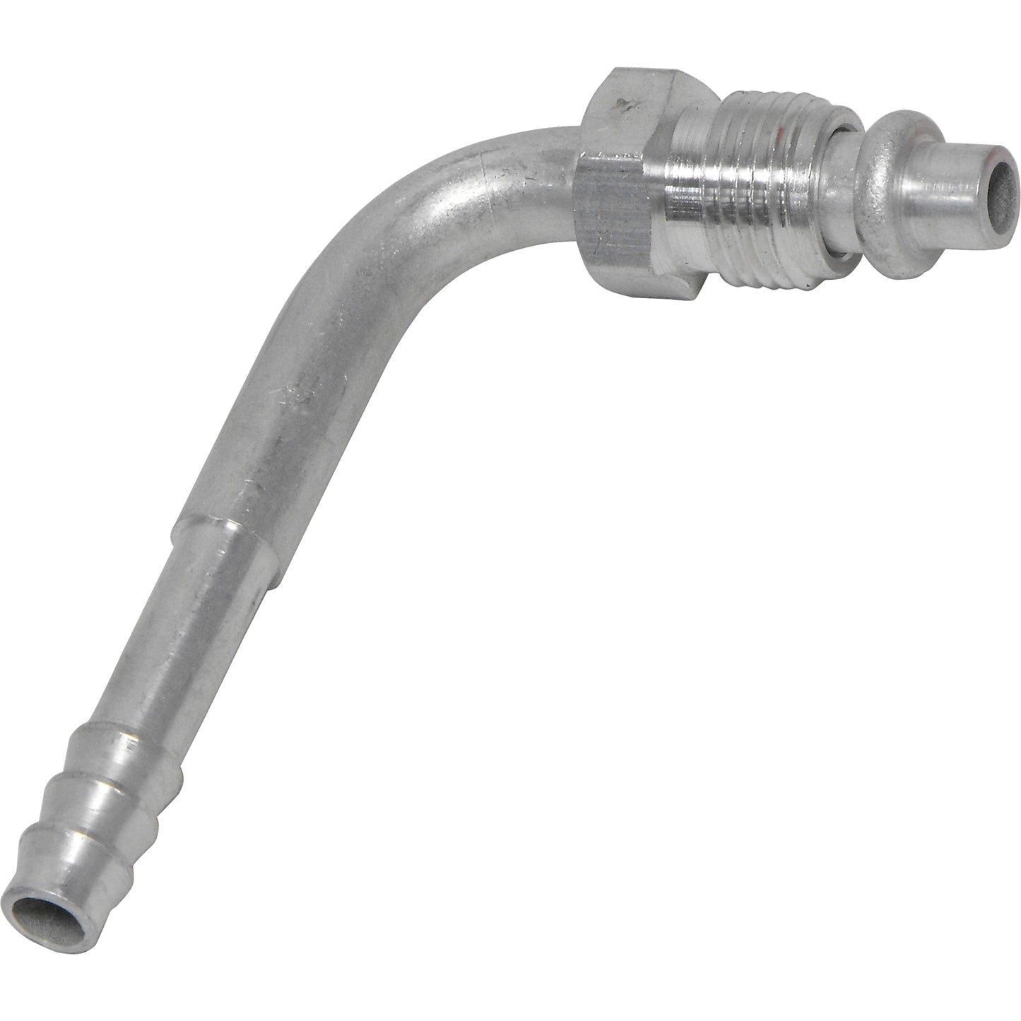 Accesorio de espiga de junta tórica macho de aluminio de 90º