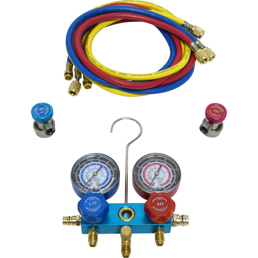 Manómetro R12 y R134A