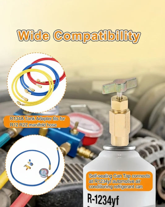Adapter para Recargar Gas R1234YF con Adapter R134A | B07XZLWX8B