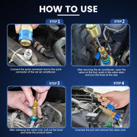 Kit Herramienta para Remover e Instalar Gusanos (Valve Core) (Sacagusanos) A/C R134A R1234YF R22 | QMP-TE00301