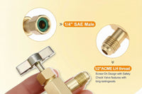 Adapter para Recargar Gas R1234YF con Adapter R134A | B07XZLWX8B