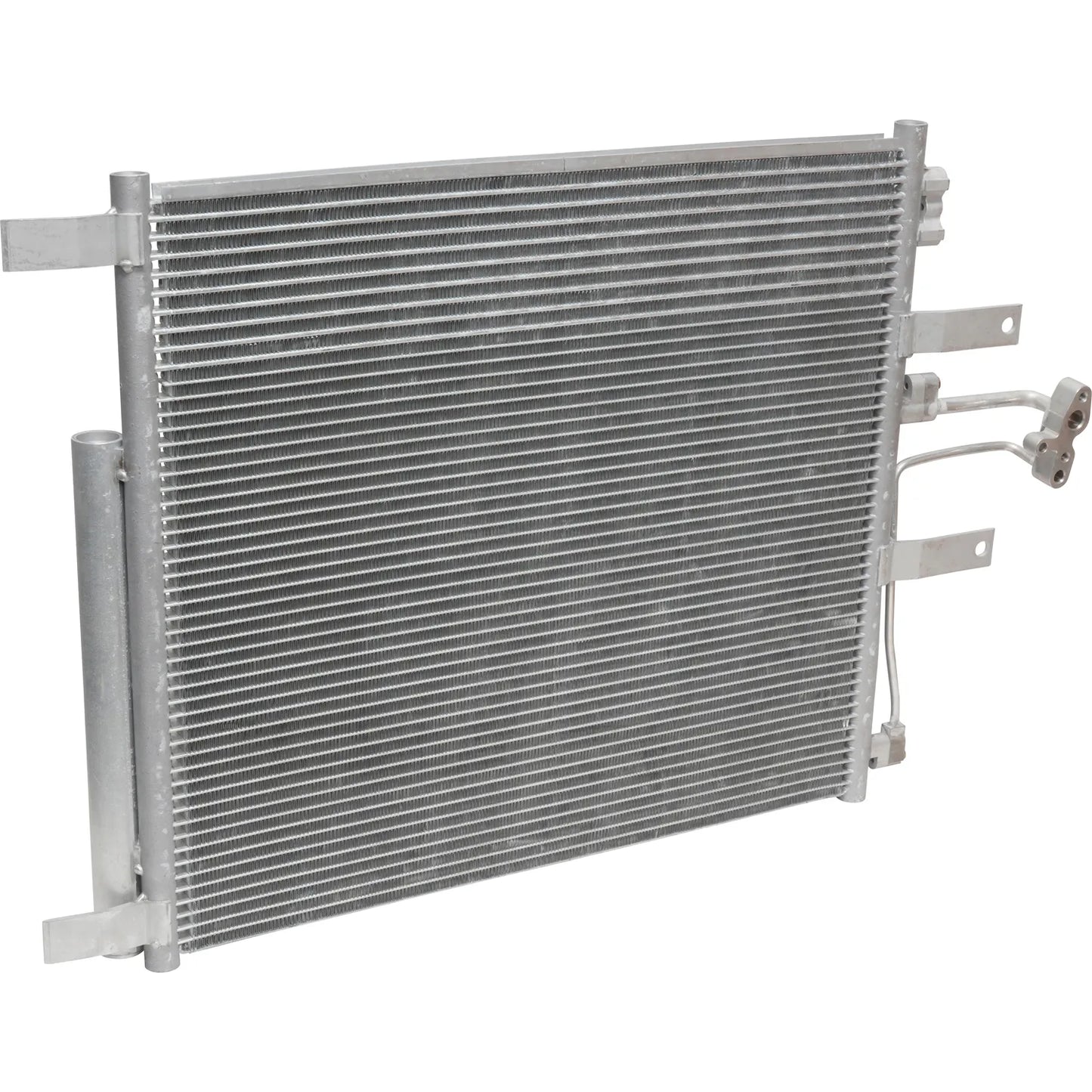 Condensador de flujo paralelo con secador incorporado