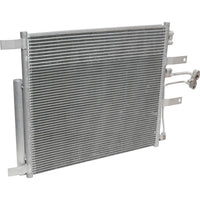 Condensador de flujo paralelo con secador incorporado