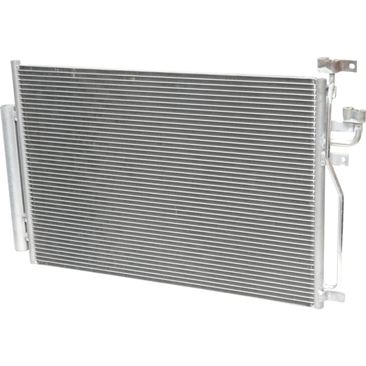 Condensador de flujo paralelo con secador incorporado