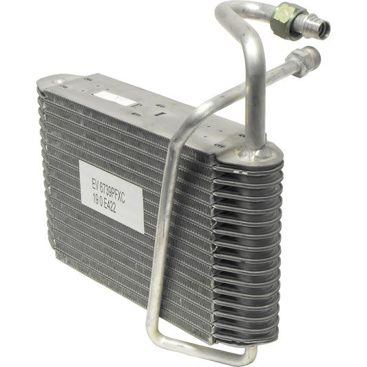 Aleta de placa del evaporador