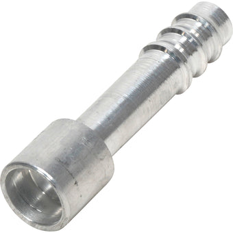 compare product Aluminum Straight Outer Weld-on Barb Fitting Punta Aluminio 5/16