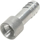 Aluminum Straight Outer Weld-on Barb Fitting Punta Alumino 1/2