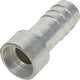 Aluminum Straight Outer Weld-on Barb Fitting Punta Alumino 5/8