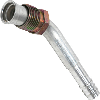 compare product Aluminum 45º Male Insert Oring Barb Fitting Insert 1/2