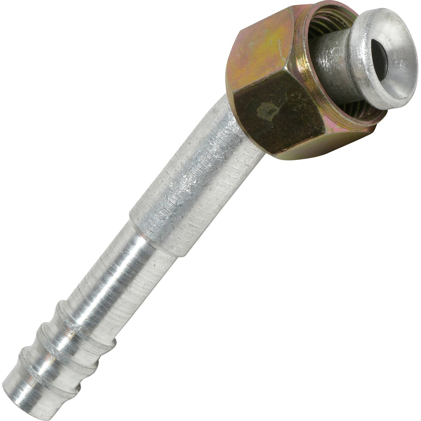 Aluminum 45º Female Flare Barb Fitting 13/32 Flear 45g