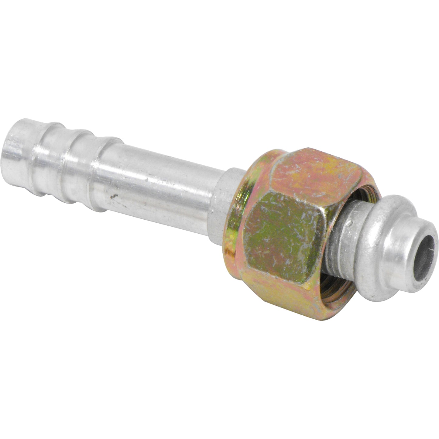 Aluminum Straight Female Oring Barb Fitting 13/32 Recto Macho