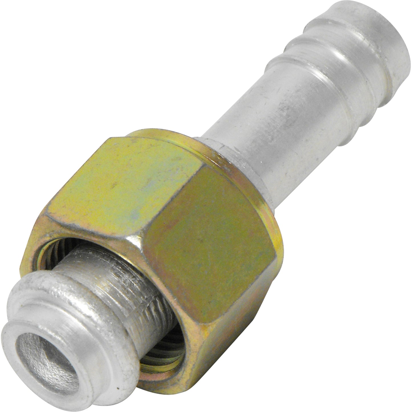 Aluminum Straight Female Oring Barb Fitting 5/8 Recto