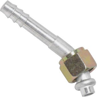 compare product Aluminum 45º Female Oring Barb Fitting 5/16 45G