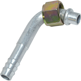 compare product Aluminum 90º Female Oring Barb Fitting 13/32