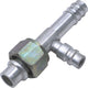 Aluminum Str. Female Oring Barb Ftg. w/ Svc Port