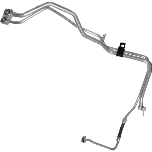 Línea de succión y líquido con orificio