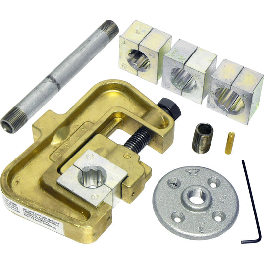 Ponchadora de Mangueras de Aire Automotriz Dorada - Herramienta Profesional