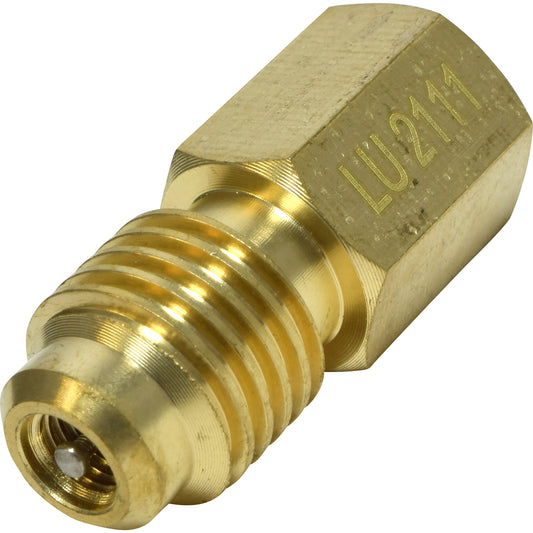 Brass Straight Screw-on Service Port Fitting
