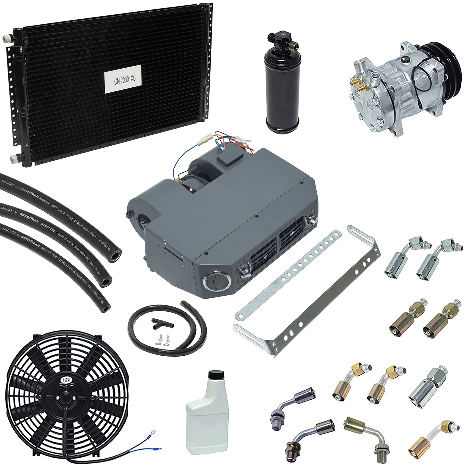 HVAC Unit Case Assembly