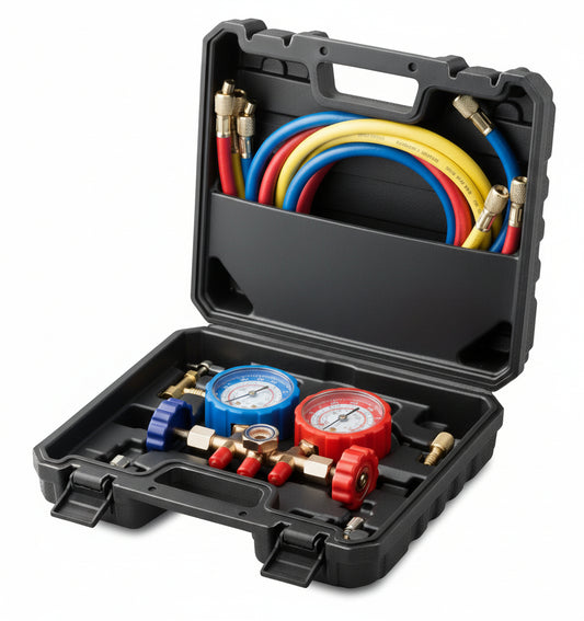 Manómetro R12 y R134A